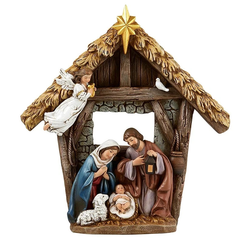 Nativity Figurine, Holy Family Nativity Figurine - 9-1/4\