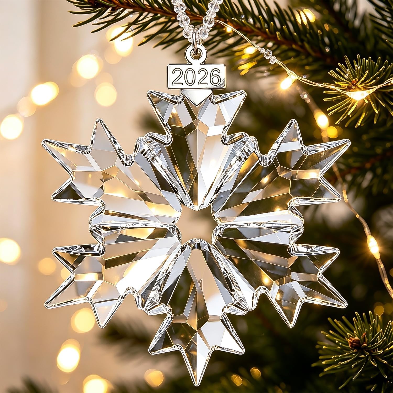 Crystal Snowflake Christmas Ornaments 2026, Beautiful Glass Star Ornaments Crystal Snowflake Christmas Ornaments 2026, Beautiful Glass Star Ornaments