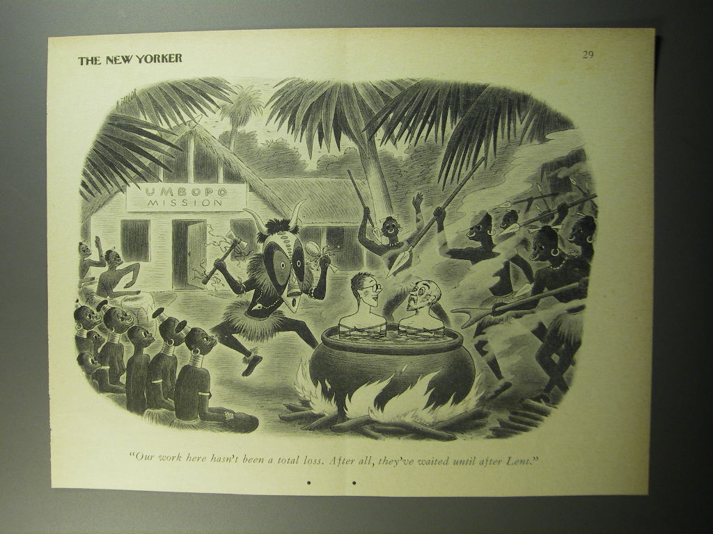 1957 Cartoon by Richard Taylor - Our work here hasn\'t been a total loss. 1957 Cartoon by Richard Taylor - Our work here hasn\'t been a total loss.
