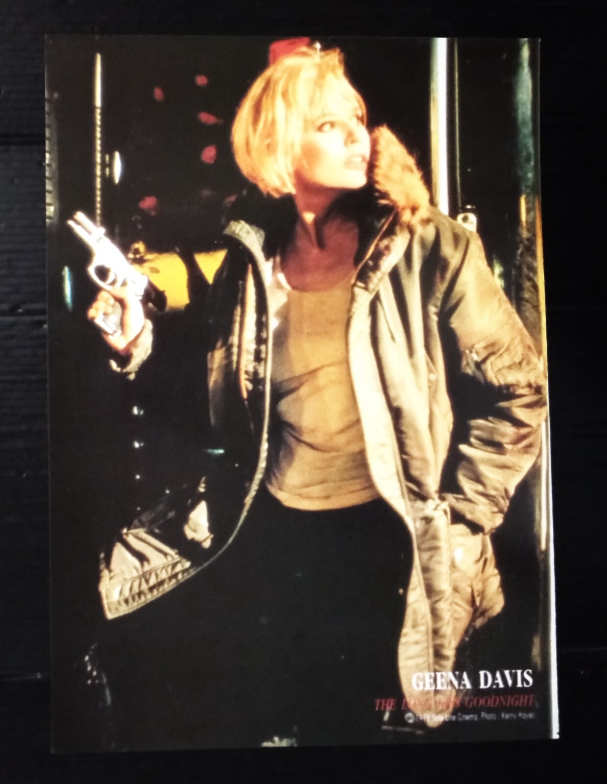 Geena Davis Vintage Thailand ONLY 1 COLOR PAGE MEGA RARE