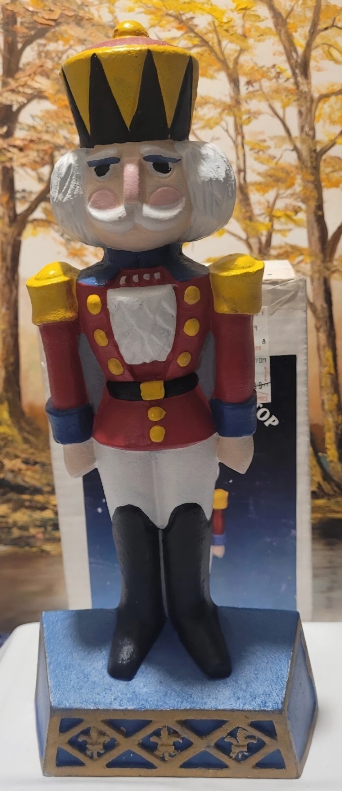 1988 Kurt Adler Cast Iron Christmas Nutcracker Doorstop