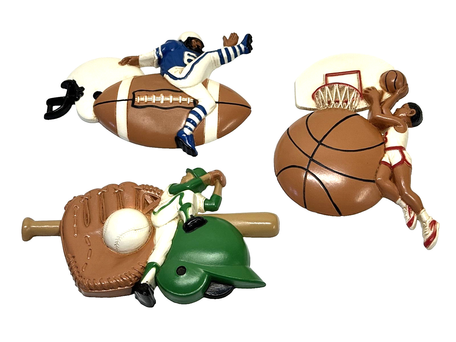 3VTG Burwood Wall Hangings Football Baseball Basketball African American
