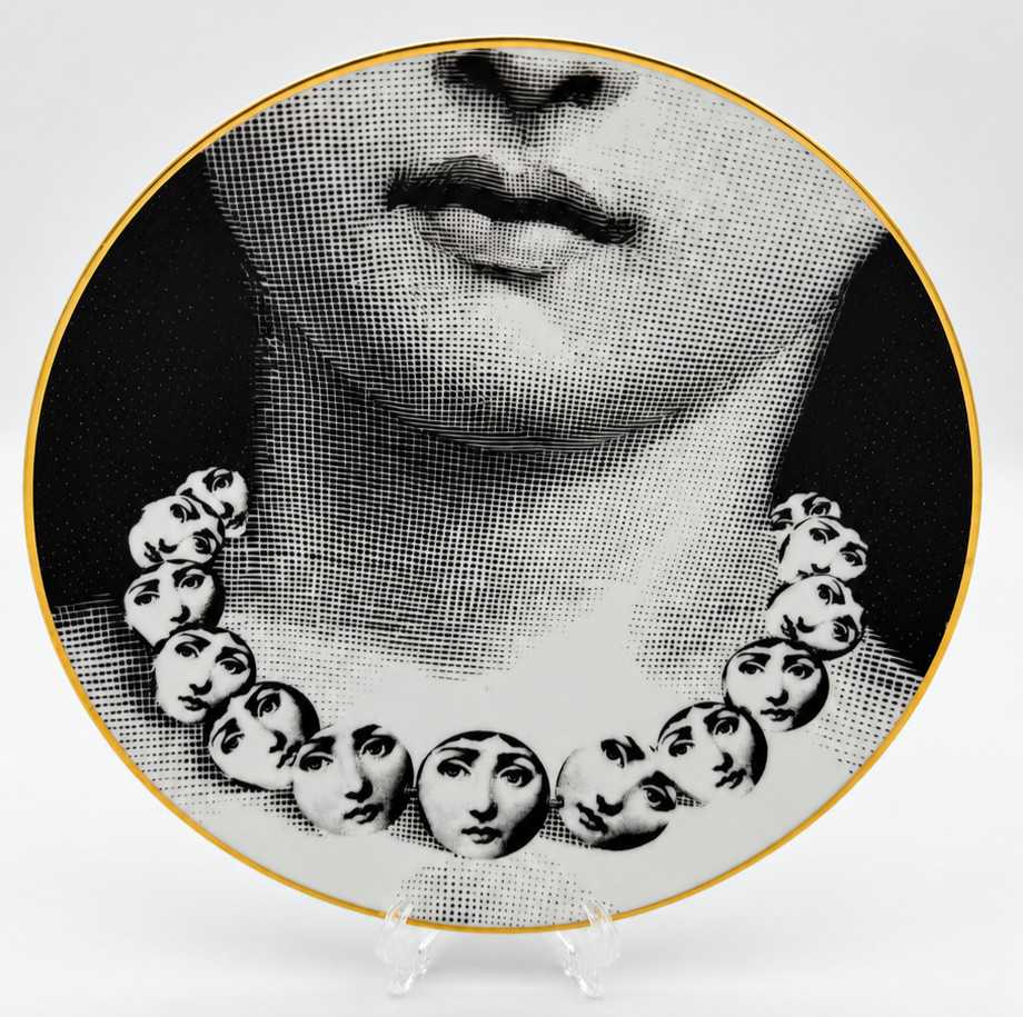 Rosenthal Fornasetti Tema e Variazioni Motiv 4 Porcelain Plate Germany 9.25