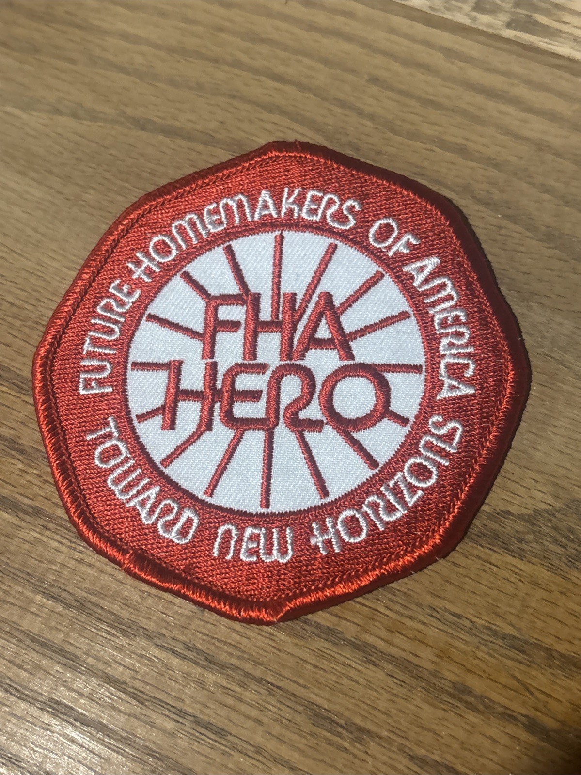 FHA Hero Future Homemakers Of America Toward New Horizons Patch Rare Vtg FHA Hero Future Homemakers Of America Toward New Horizons Patch Rare Vtg