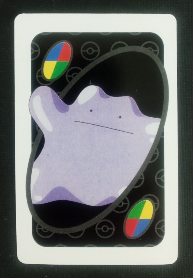 2019 UNO Pokemon Card Ditto Wild Card