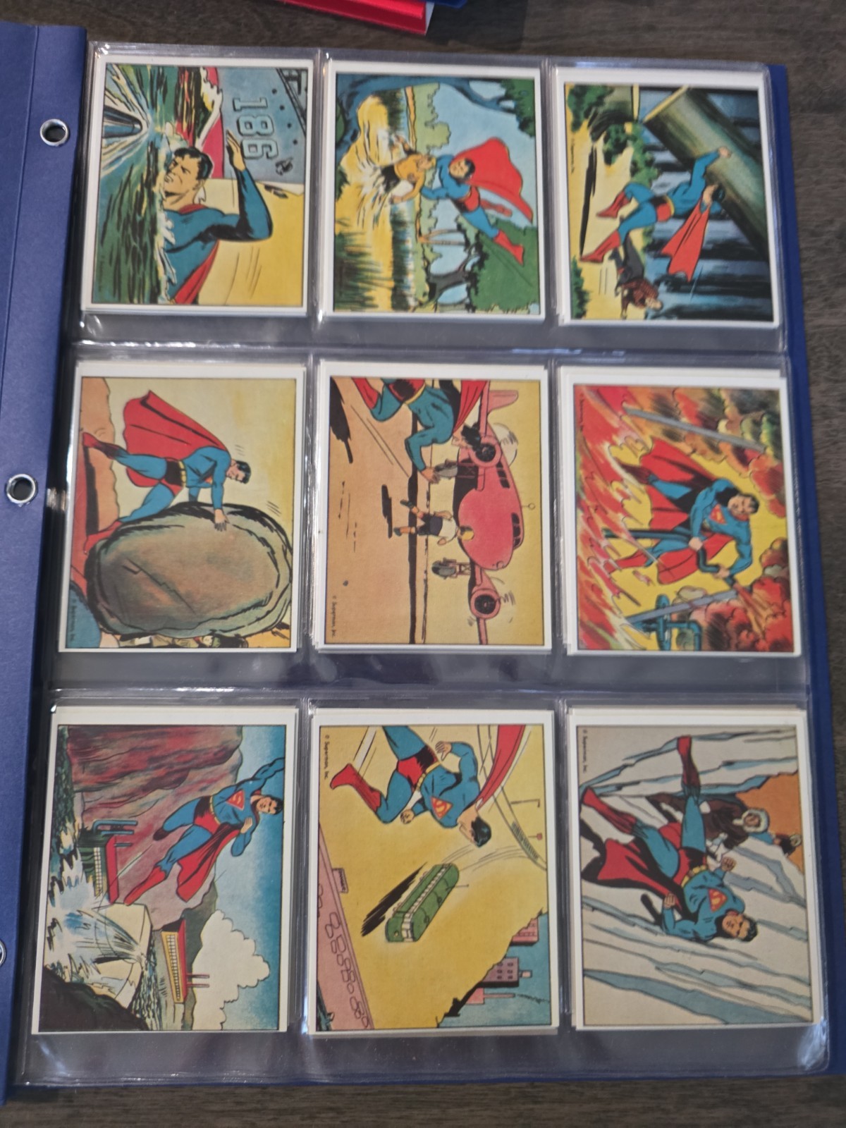 1984 Gum Inc. Superman REPRINT 1940 Complete Set 1-72