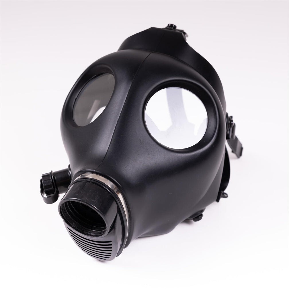 Black Rubber Fetish Gas Mask