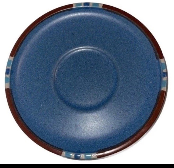 Nice Vintage DANSK Mesa Design Sky Blue JAPAN Stoneware Replacement Saucer #4 Nice Vintage DANSK Mesa Design Sky Blue JAPAN Stoneware Replacement Saucer #4