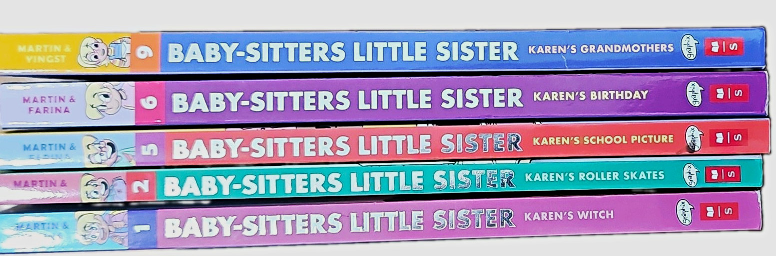 Baby-Sitters Little Sister Graphic Novel Lot Vol 1,2,5,6,9 Scholastic TPB