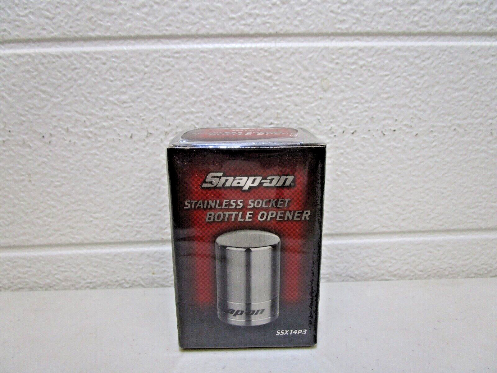 Snap On SSX14P3 Stainless Steel Socket Bottle Opener New Sealed 