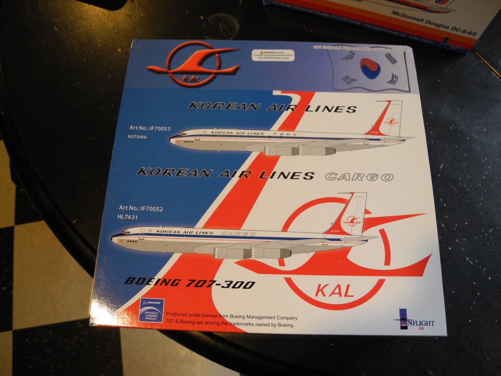 Collector Find, Inflight 1 200 BOEING 707 KOREAN AIR, 1st ED, ONLY 180 PRODUCED Collector Find, Inflight 1 200 BOEING 707 KOREAN AIR, 1st ED, ONLY 180 PRODUCED
