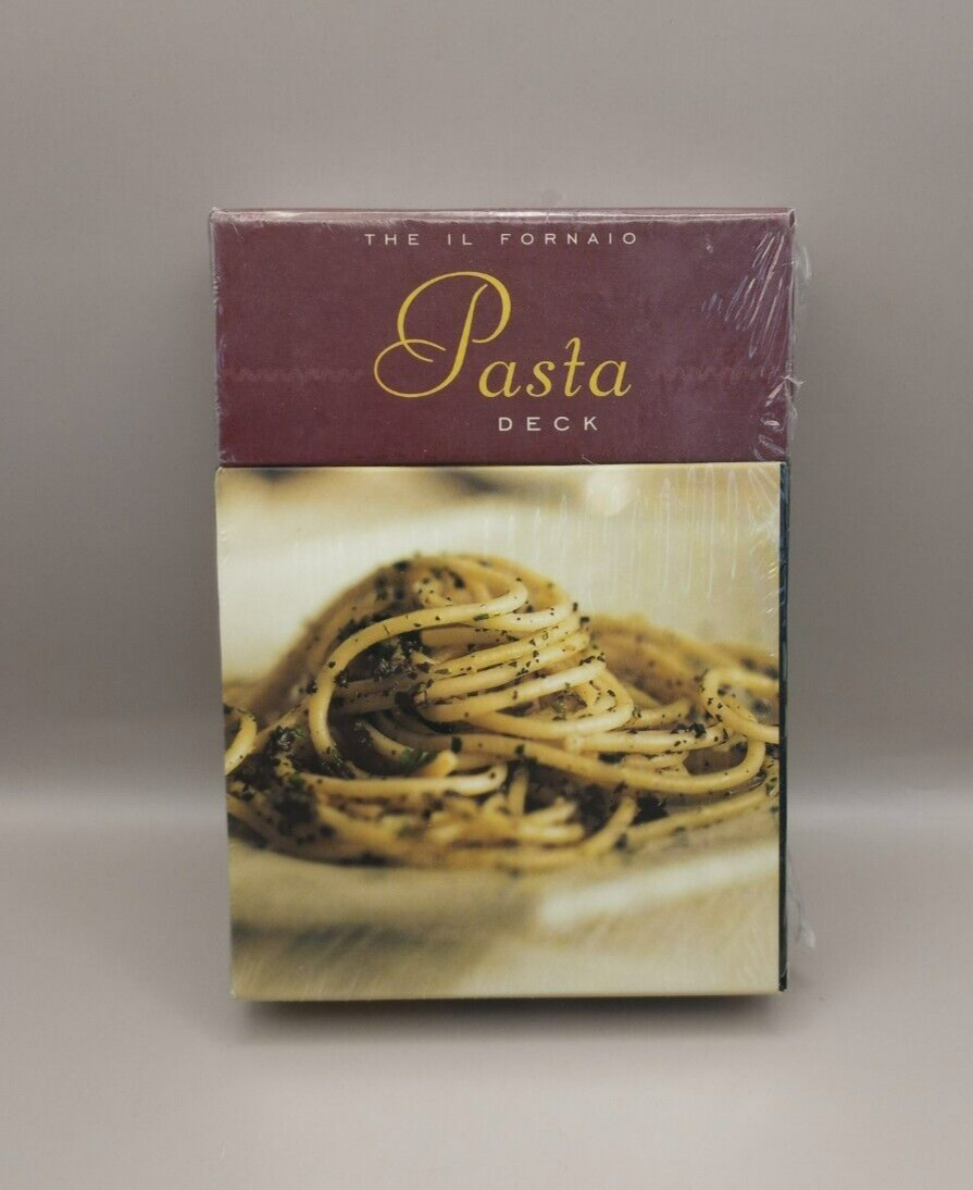 NEW The Il Fornaio Pasta Deck 50 Italian Recipes To Make at Home 2003