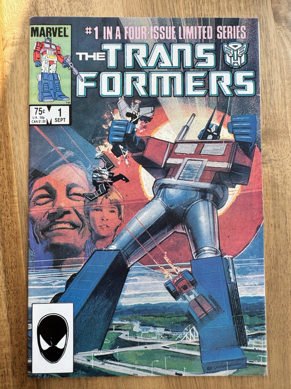 The Transformers #1 🔑 1st Optimus Prime 1st First Printing Marvel 1984 VF/NM 💎 The Transformers #1 🔑 1st Optimus Prime 1st First Printing Marvel 1984 VF/NM 💎