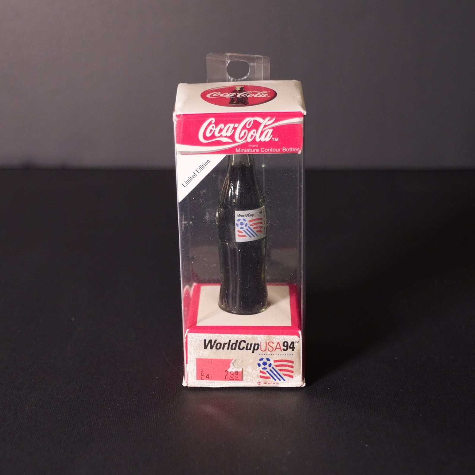 Vintage 1994 FIFA World Cup USA Mini Coke Bottle Limited Edition