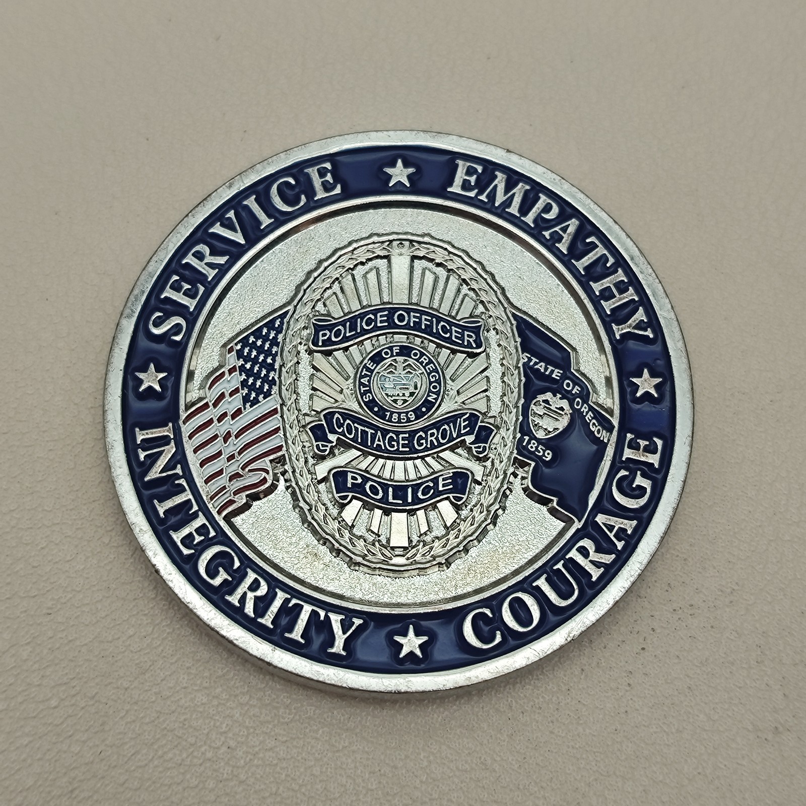 Cottage Grove Police Challenge Coin