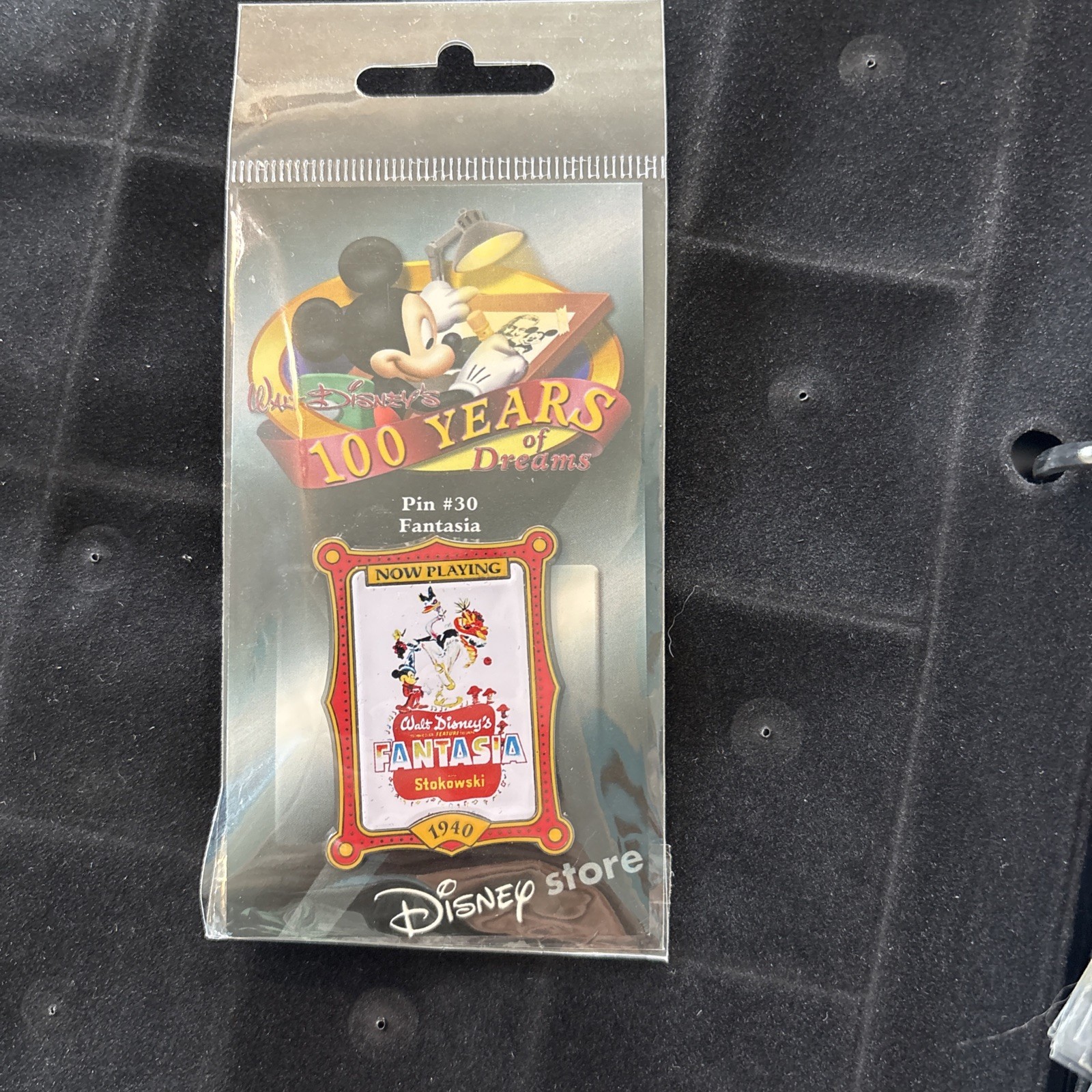 2001 Disney 100 Years of Dreams #30 Fantasia 1940 Movie Poster Pin