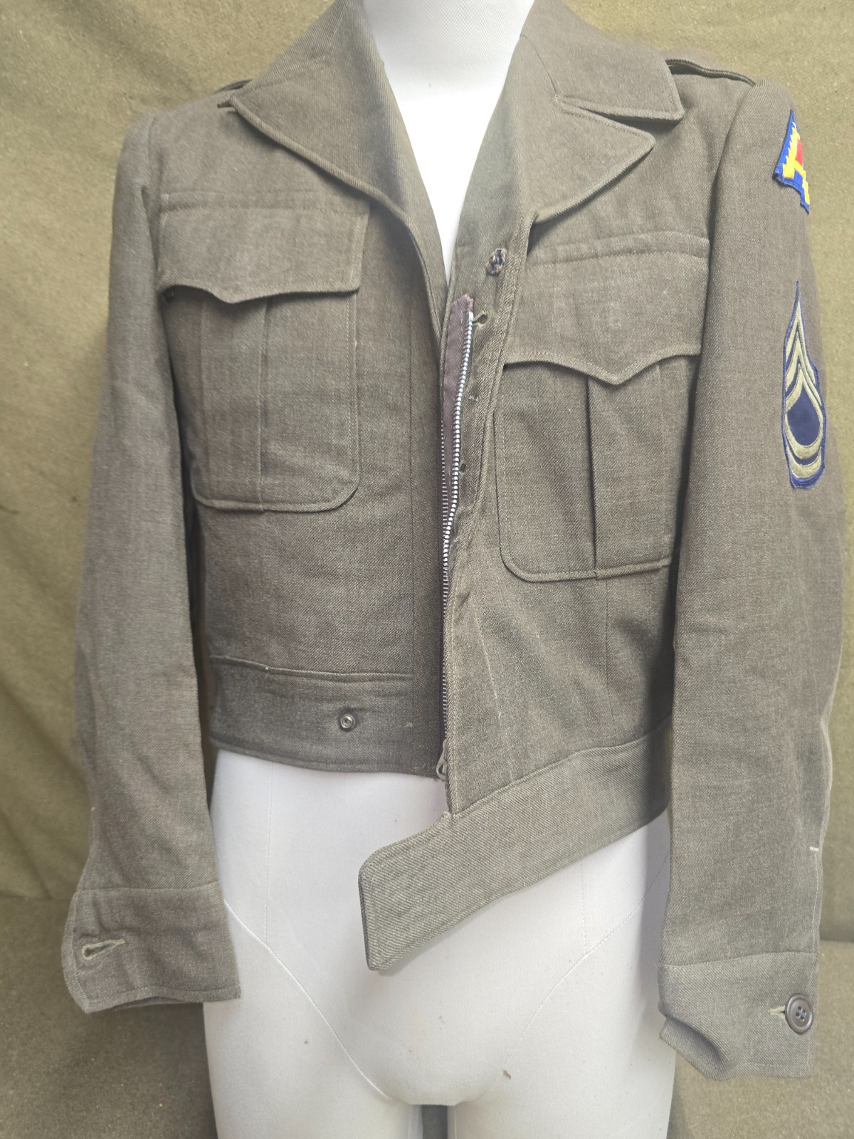 Post WWII US Army 7th Army Ike Jacket Dated 1949