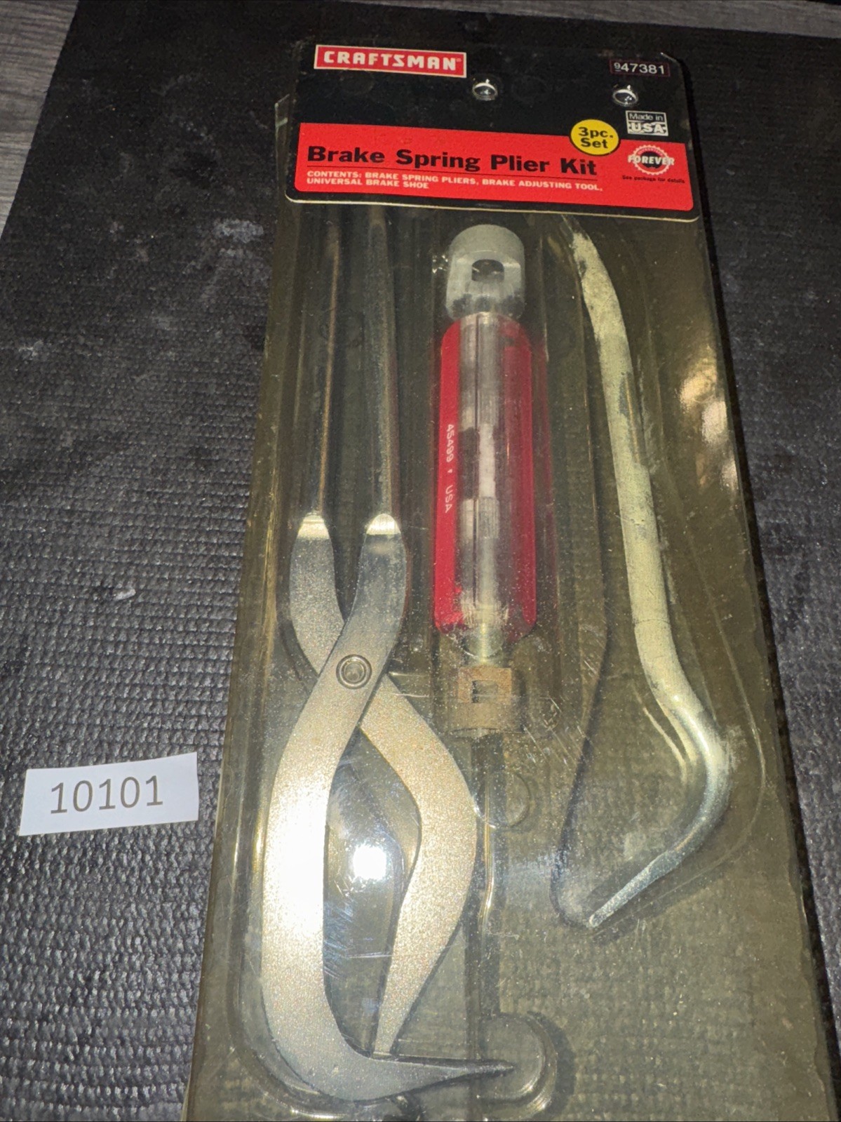 Sears Craftsman USA Nos Brake Spring Plier Kit 47381 Shoe Adjusting Tool NOTES Sears Craftsman USA Nos Brake Spring Plier Kit 47381 Shoe Adjusting Tool NOTES