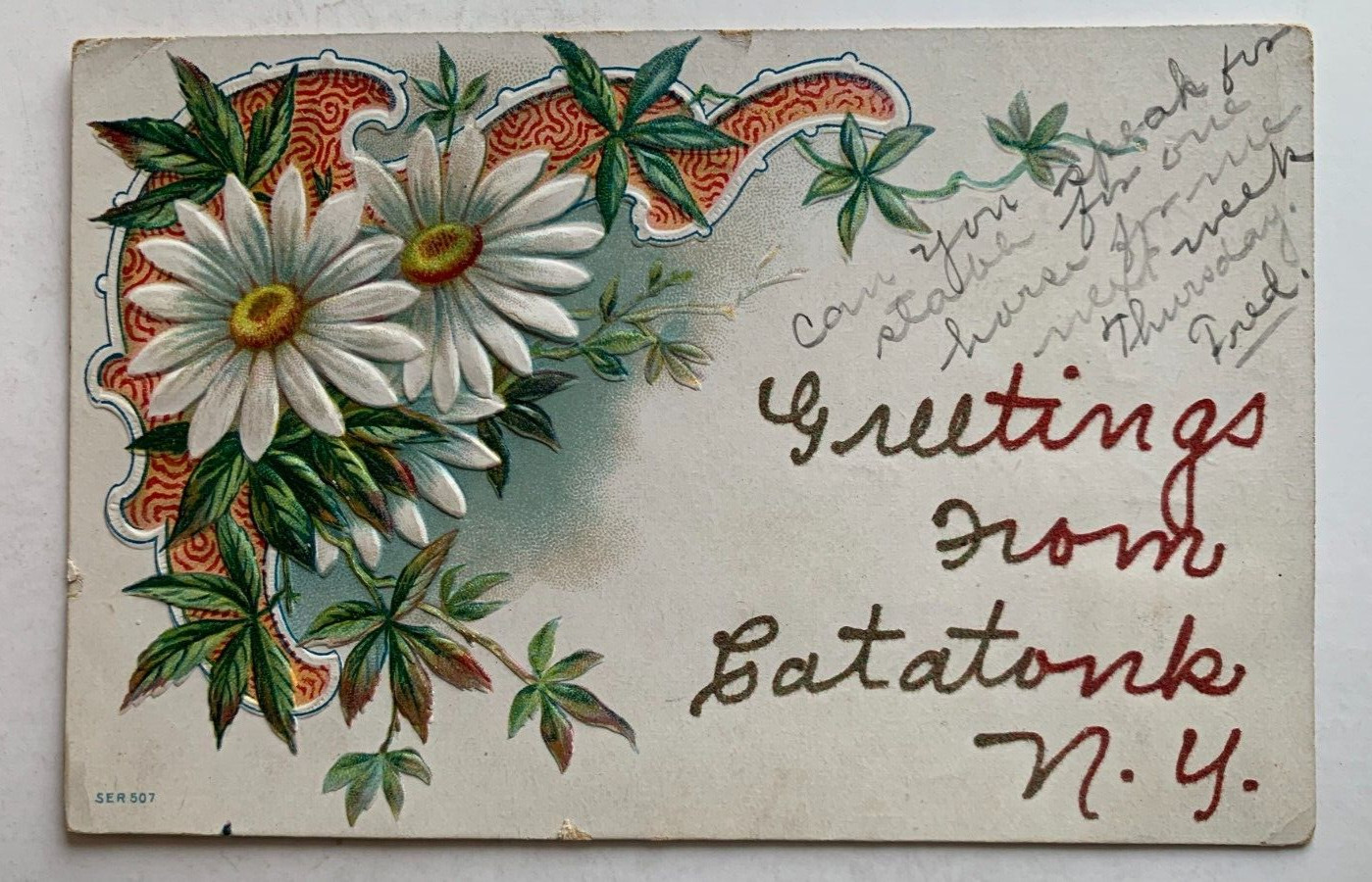 1908 NY Postcard \