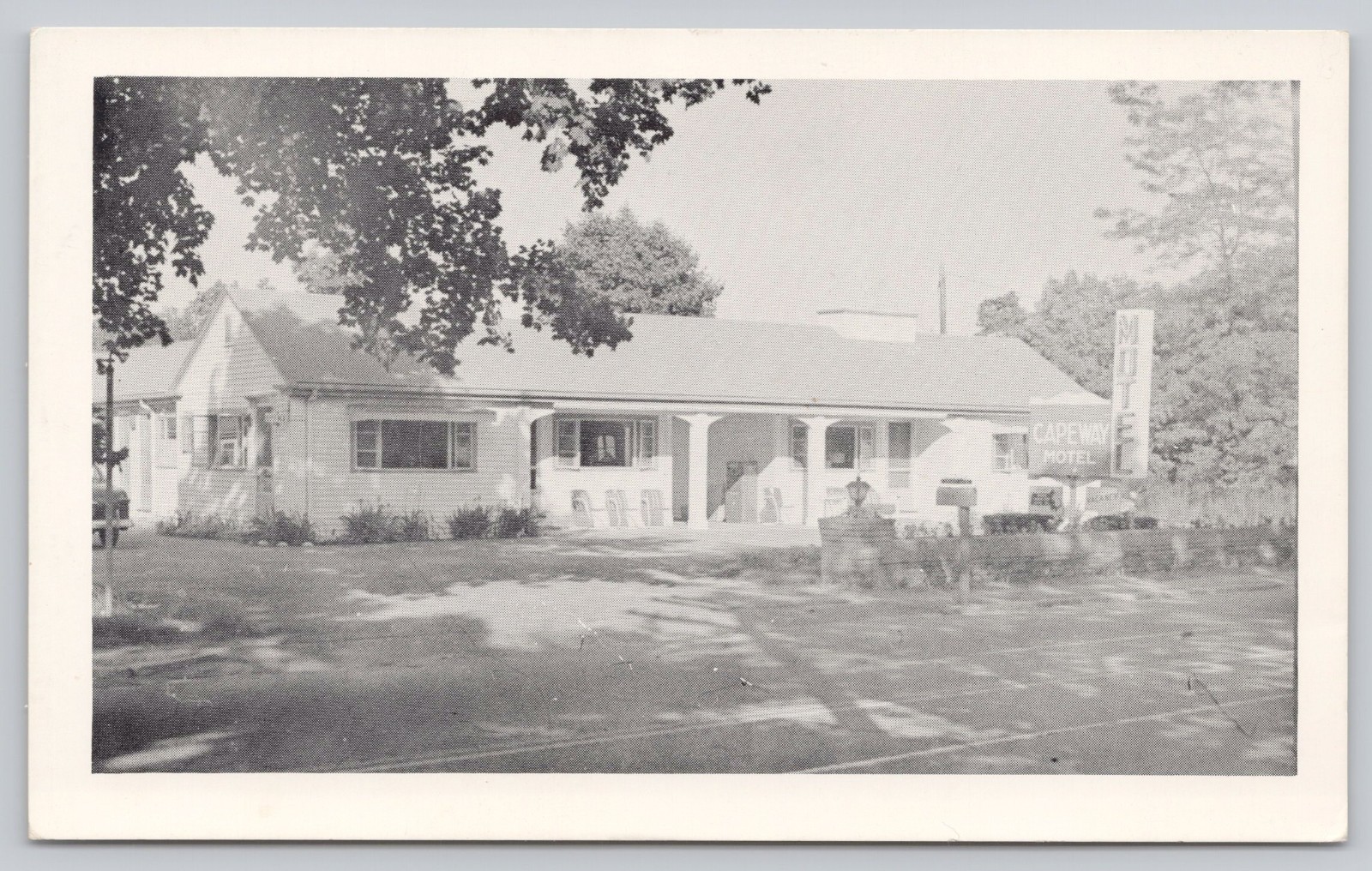 Capeway Motel Norwell Massachusetts Vintage Unposted Postcard