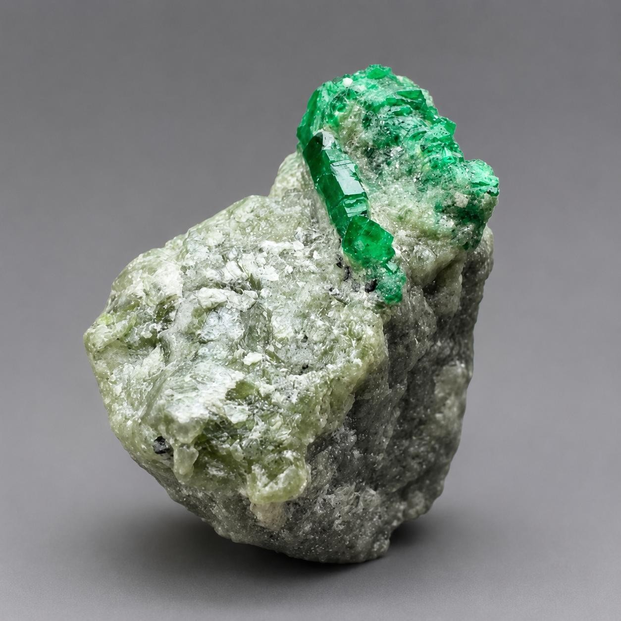 81GM | Collector Grade Emerald Crystals In Matrix Specimen | Swat, Pakistan.