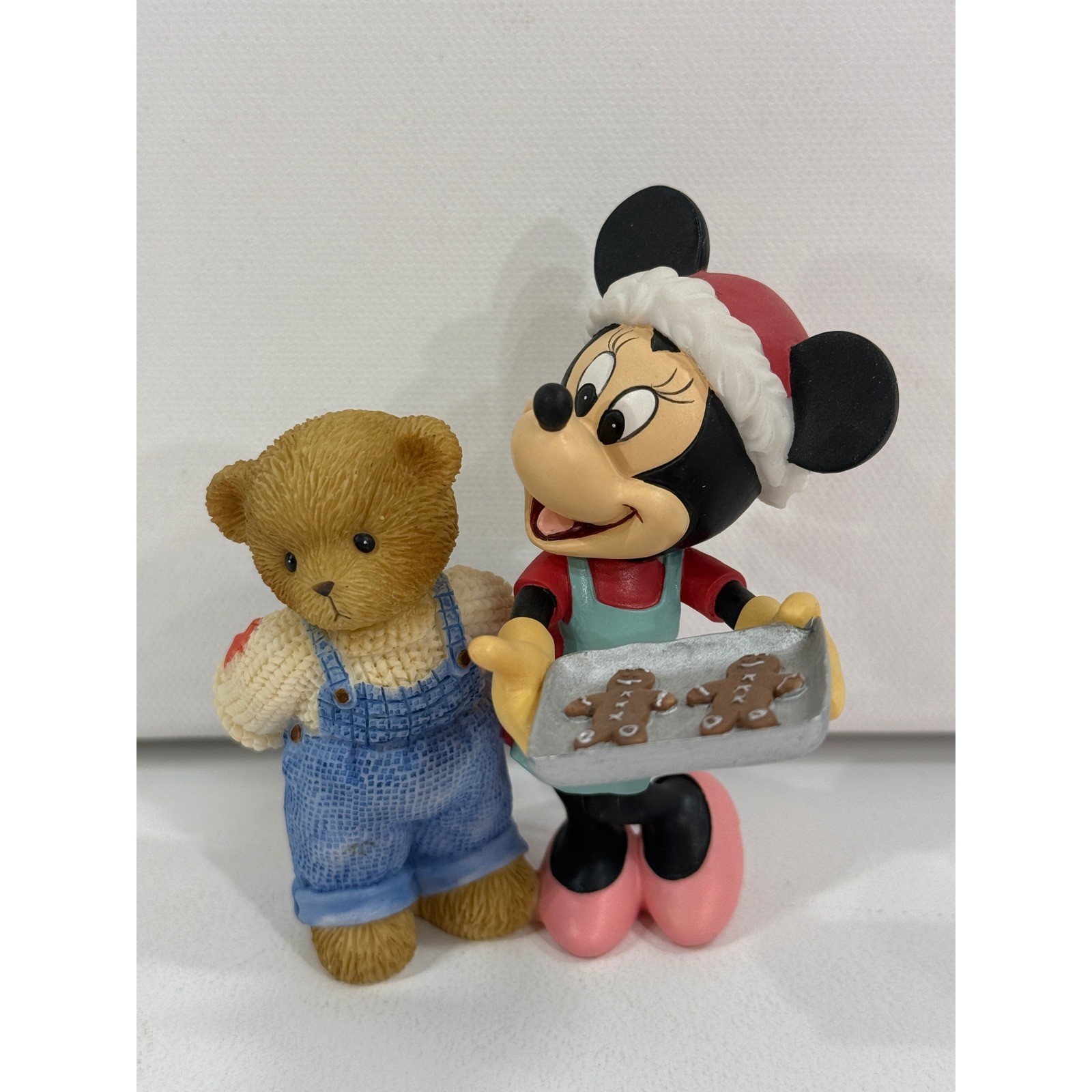 Cherished Teddies Minnie Mouse Soren 4009184 Disney Christmas Figurine NIB RARE
