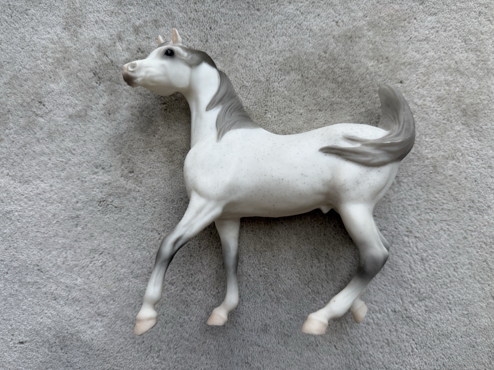 Vintage Breyer Horse #411 Prancing Arabian Stallion Fleabitten Grey Sham VGC