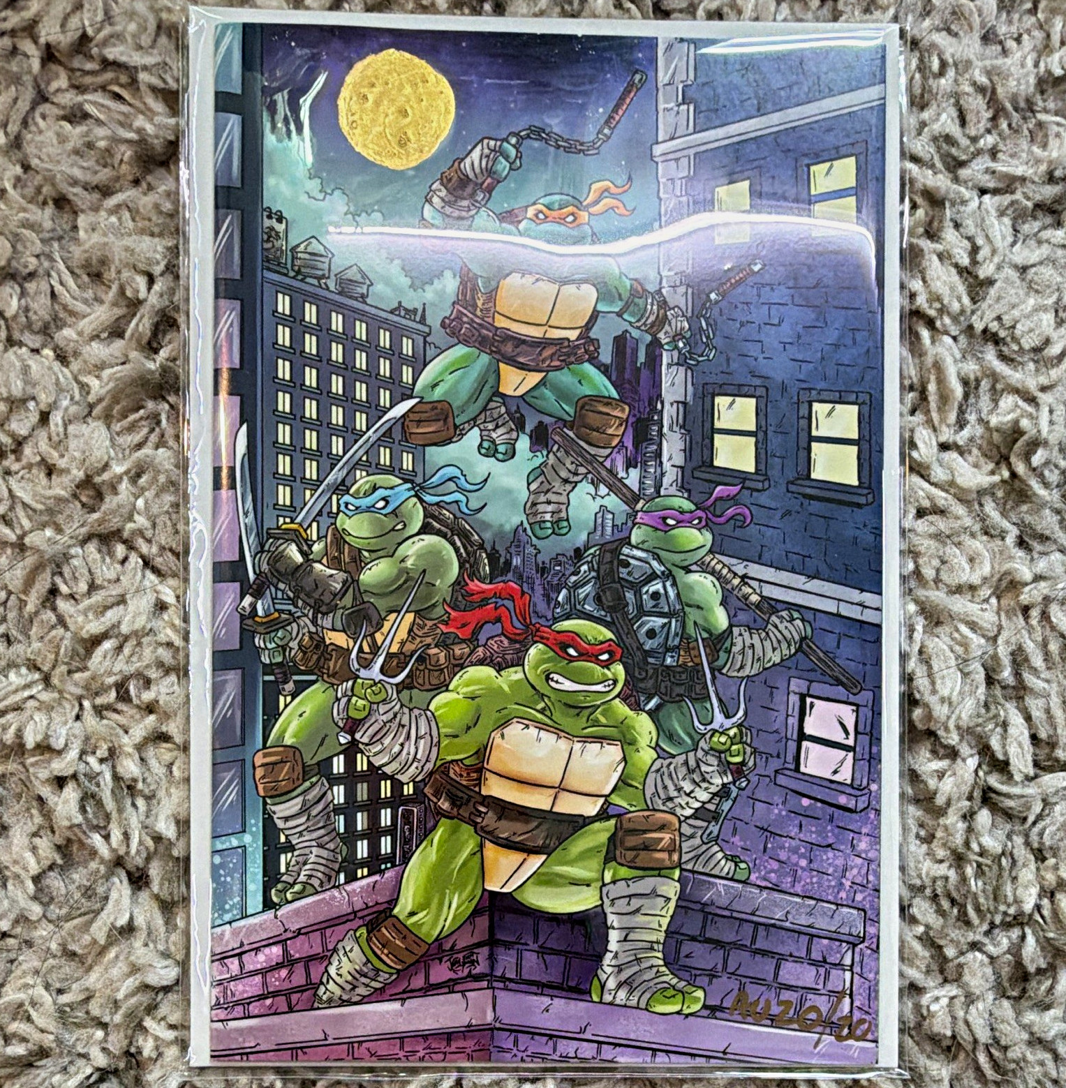 TMNT Teenage Mutant Ninja Turtles #1 MegaCon Orlando 2025 Variant Signed 20/20 TMNT Teenage Mutant Ninja Turtles #1 MegaCon Orlando 2025 Variant Signed 20/20