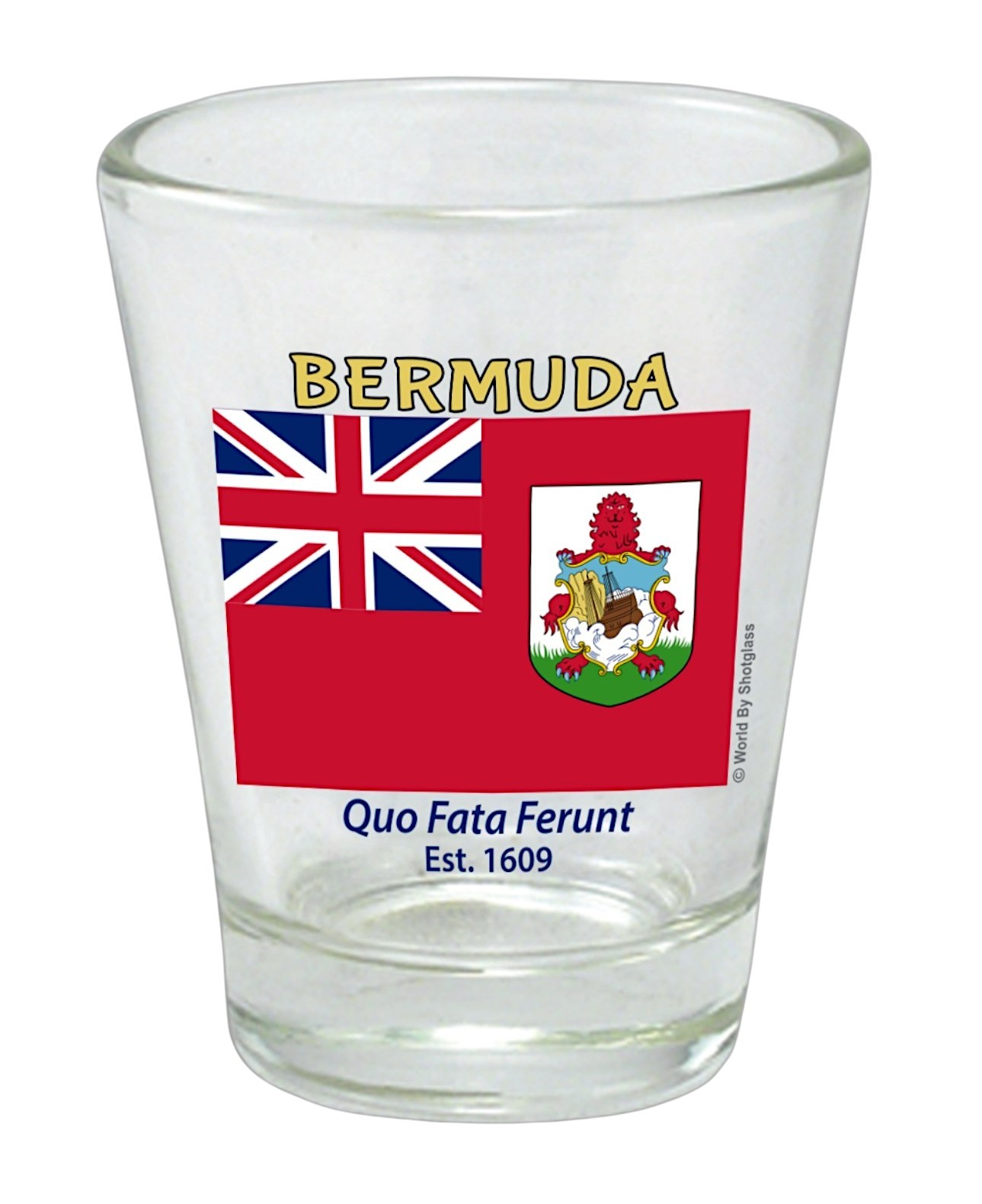 BERMUDA FLAG SHOT GLASS SHOTGLASS