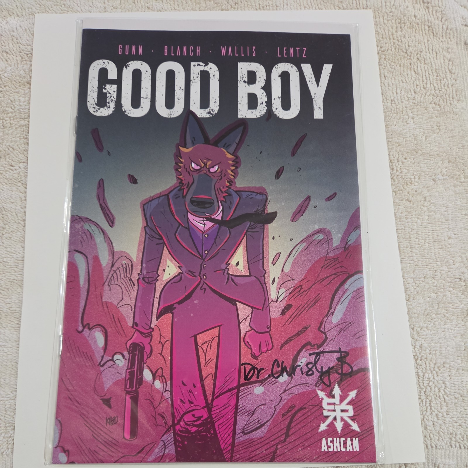 Good Boy Vol. 1 #1 - Cover A Variant - Signed - Source Point Press Comic Good Boy Vol. 1 #1 - Cover A Variant - Signed - Source Point Press Comic