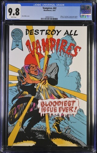 Destroy All Vampires #42 CGC 9.8 LOST BOYS COMIC BOOK MOVIE REPLICA Blackthorne Destroy All Vampires #42 CGC 9.8 LOST BOYS COMIC BOOK MOVIE REPLICA Blackthorne