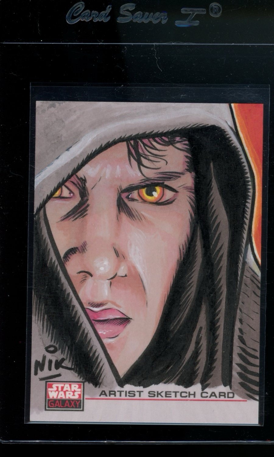 Topps Star Wars Galaxy Anakin Skywalker Darth Vader 1/1 Artist Sketch Card