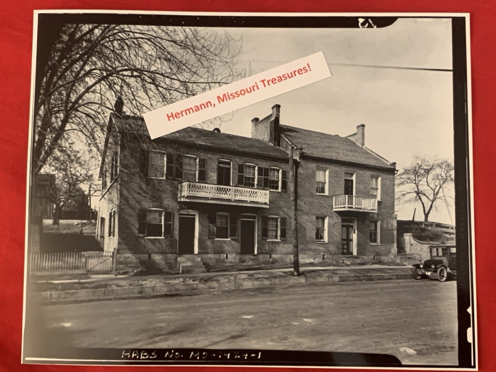 Hermann Missouri Photo East Third Street Houses 1930s