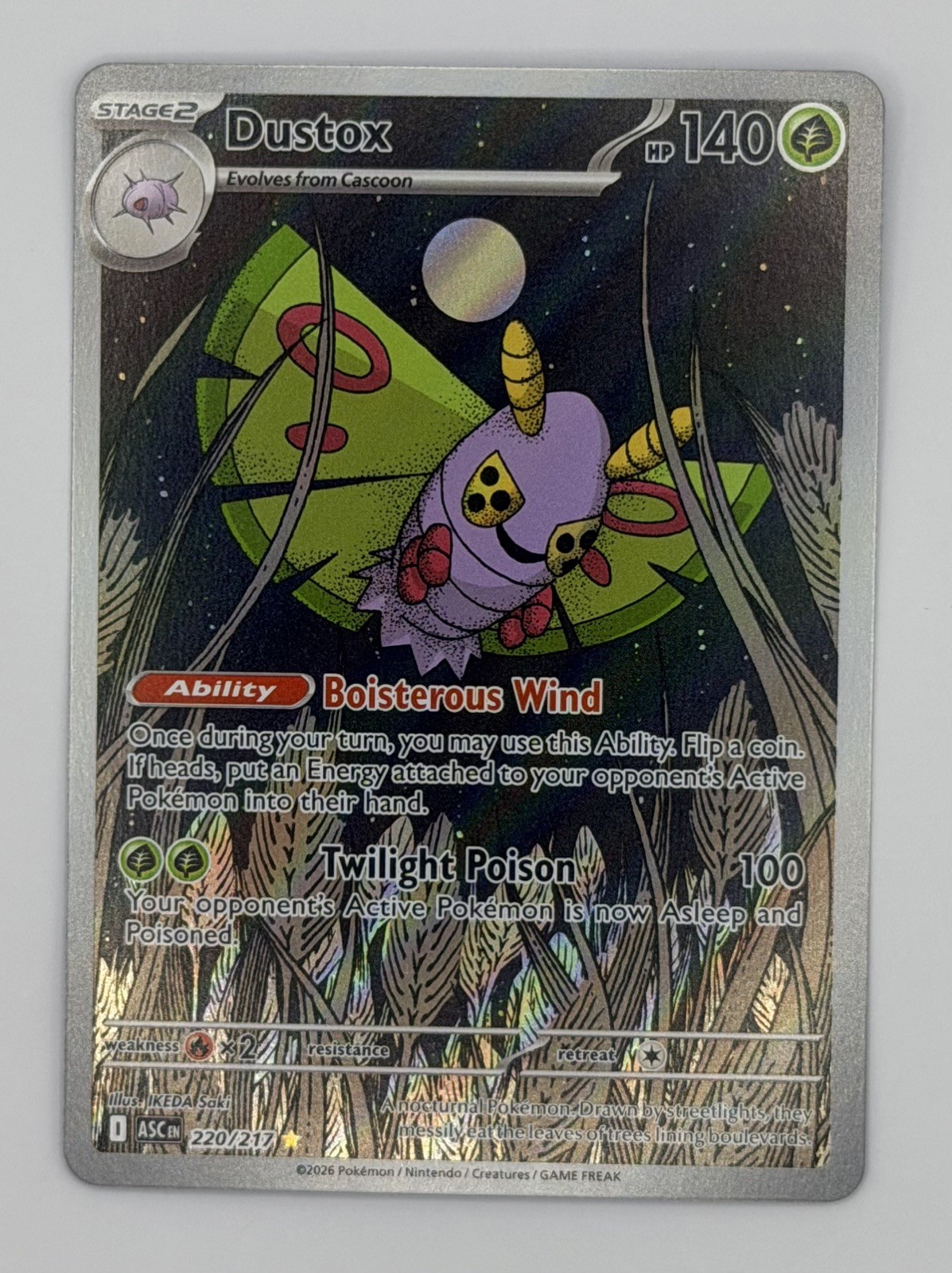 Pokemon - 220/217 - Dustox - Ascended Heroes