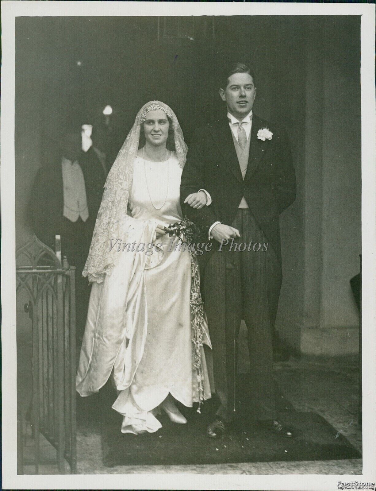 1930 Lady Hermoine Lytton Married To Cameron Cobbold Knebworth Royalty Photo 6x8
