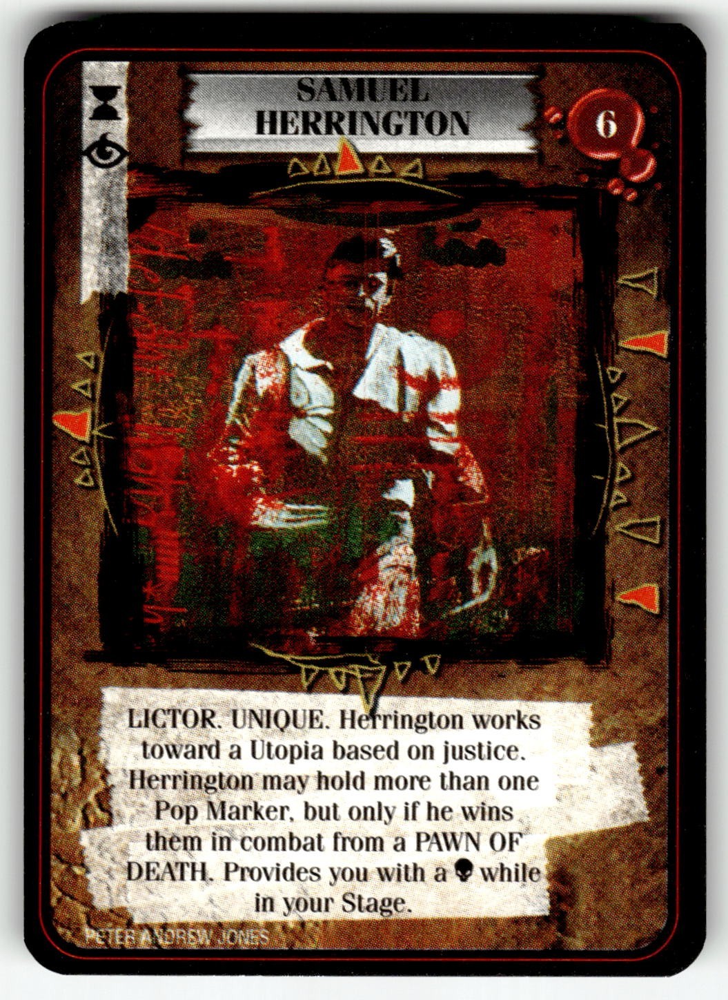 1995 Kult Reality is a Lie Trading card game - Sabbath