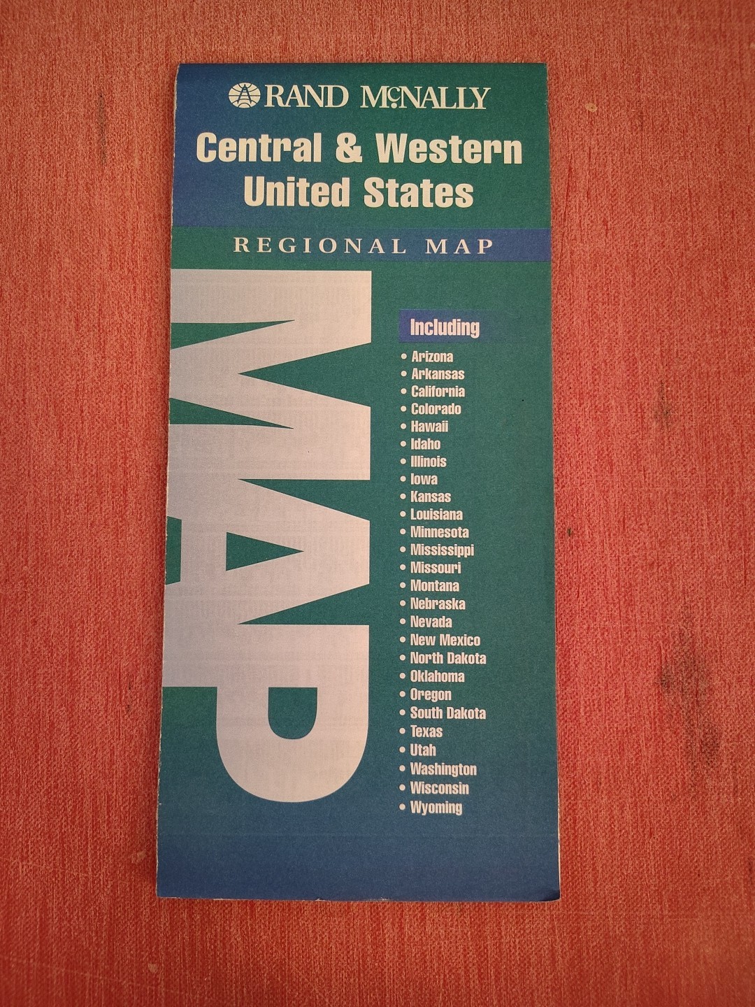 Vintage 1993 Rand McNally Central & Western United States Regional Map Vintage 1993 Rand McNally Central & Western United States Regional Map
