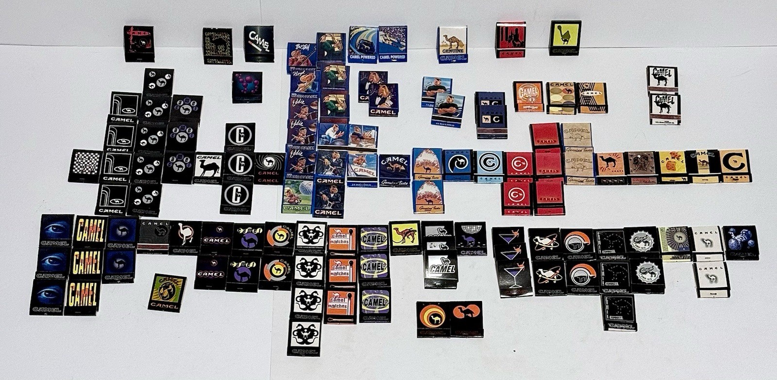 100+ Vintage 1990s Camel Joe Camel Matchbooks Matches Huge Advertising Lot