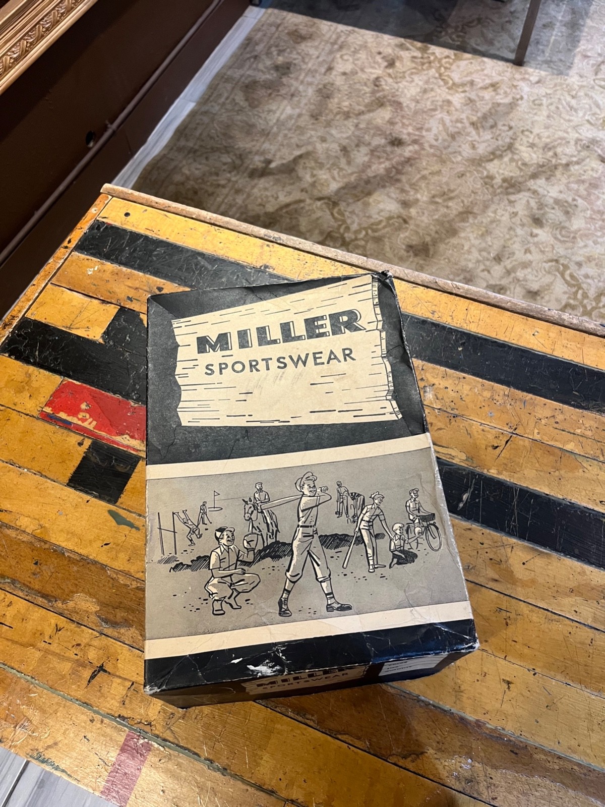 1960\'s Vintage Miller Sportwear Advertising Shirt Box