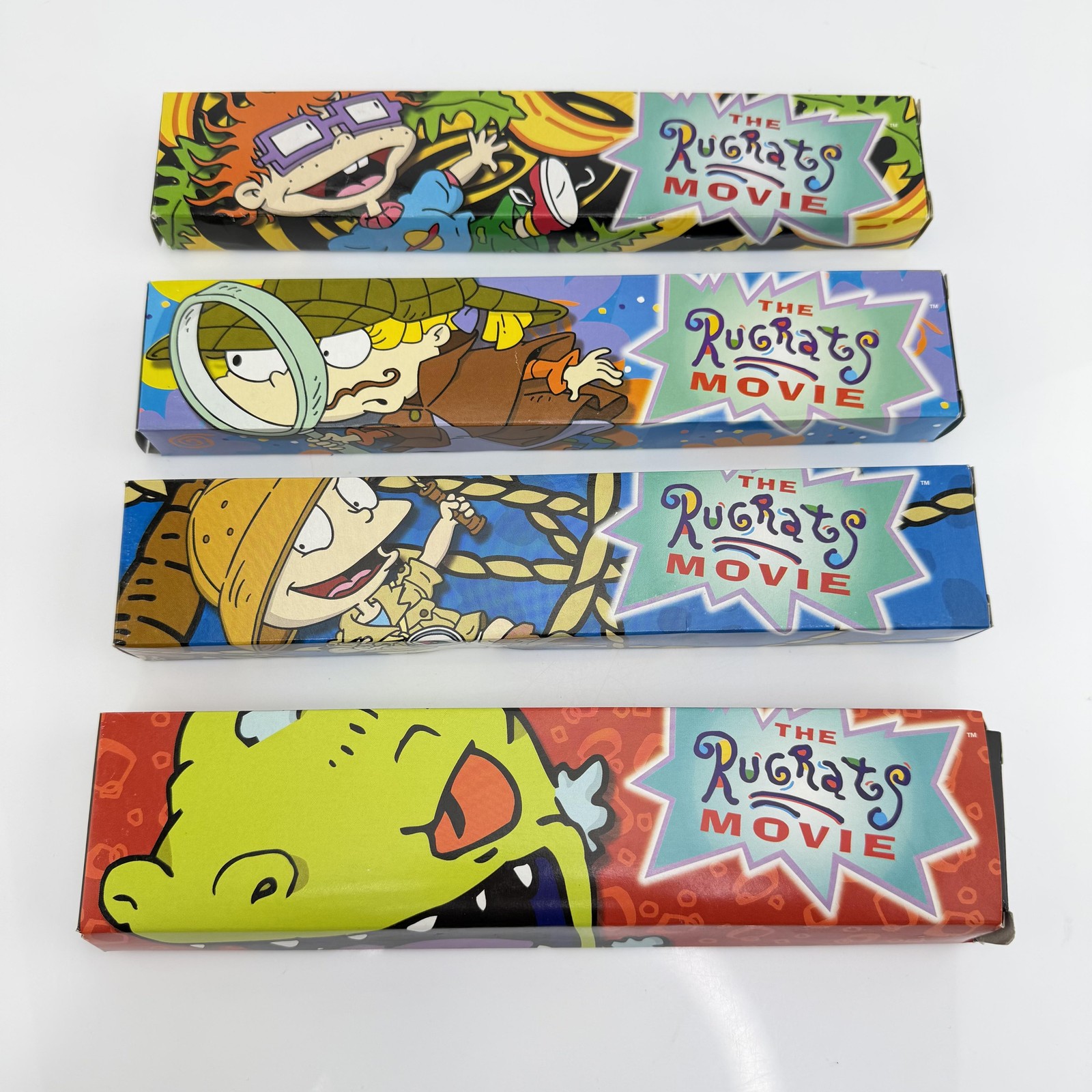 Vintage 1998 Rugrats Movie Interactive Toys Lot 4 Equity Marketing Reptar Tommy