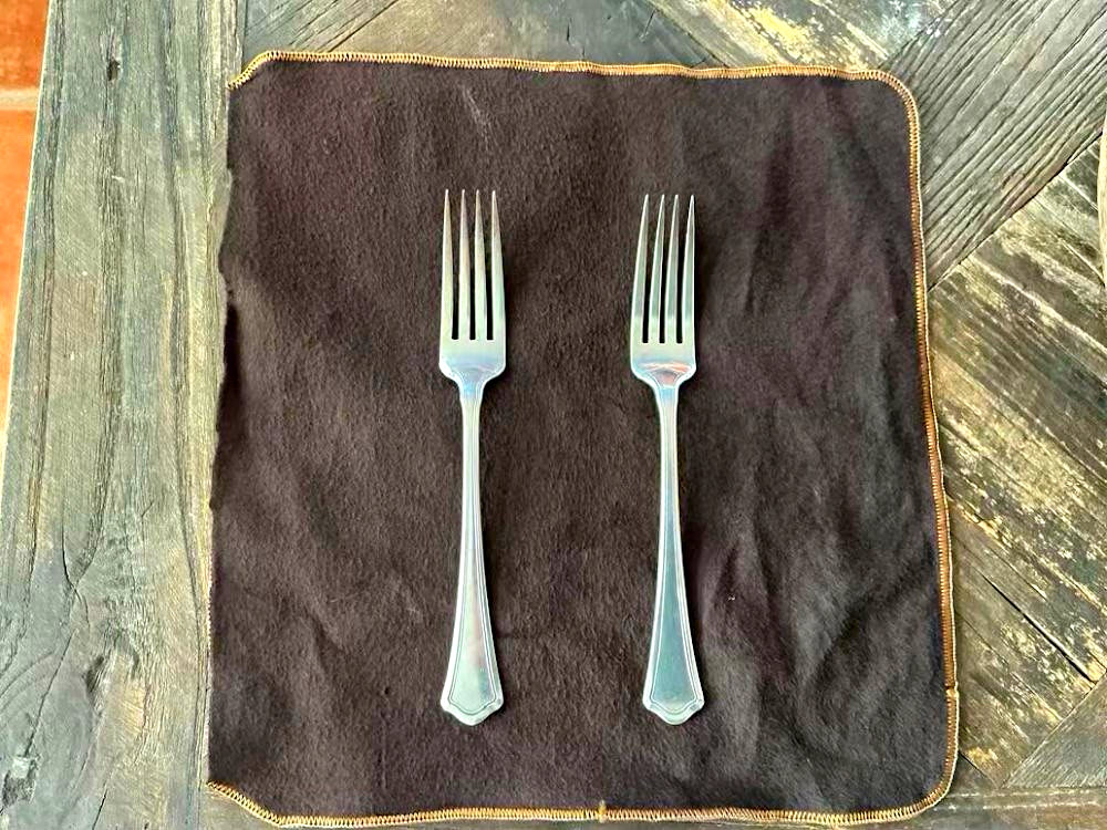Vintage Gorham KING ALBERT Sterling Silver Dinner Forks 7.75” Pair