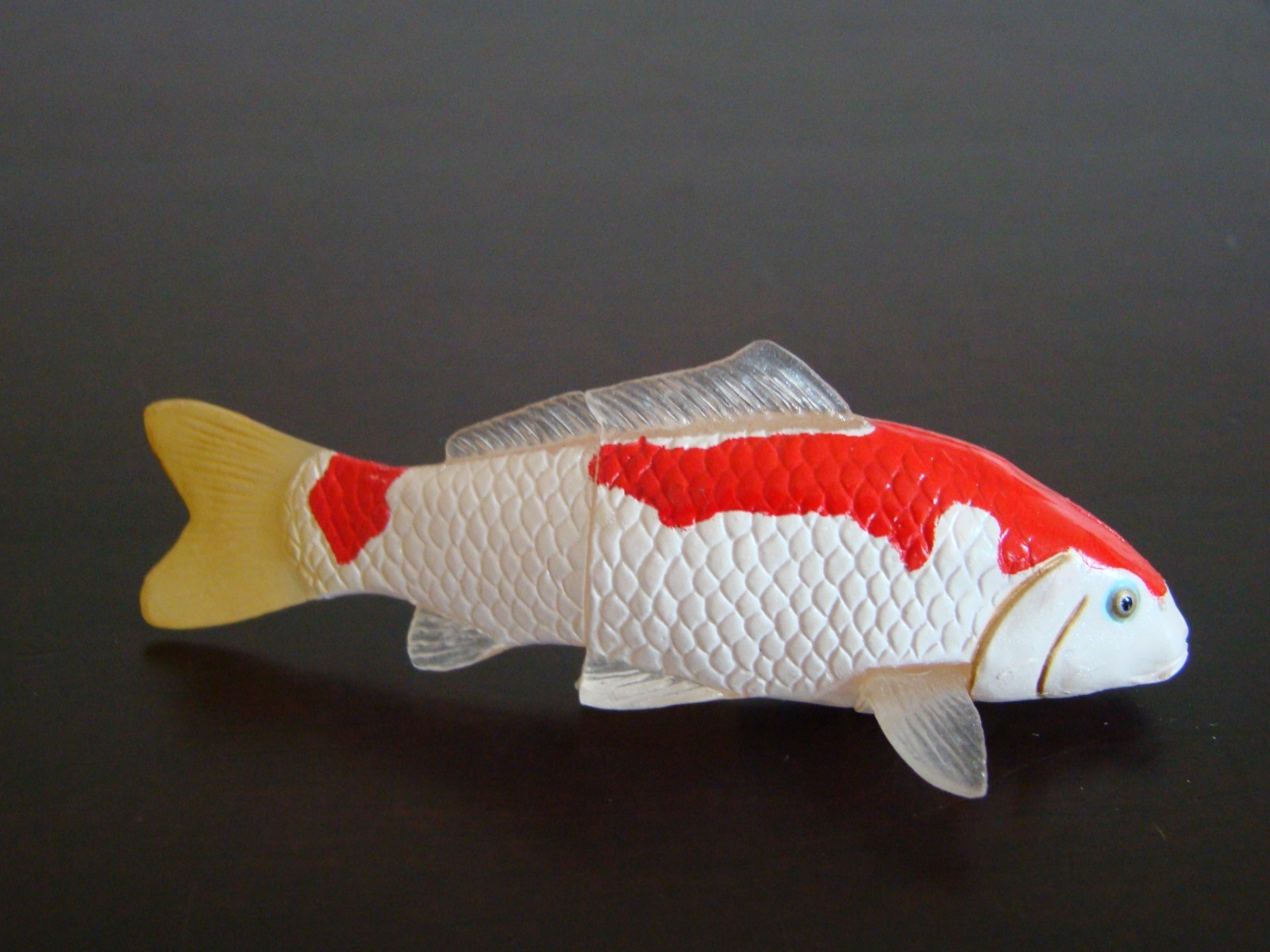 New Japan Kaiyodo Furuta Choco Egg Puzzle Miniature Figure Nishikigoi Carp Fish