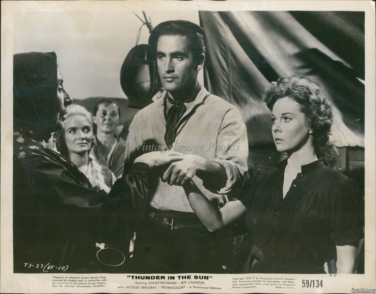 1959 Jacques Bergerac Susan Hayward Celebrities Thunder In Sun Actor Photo 8x10