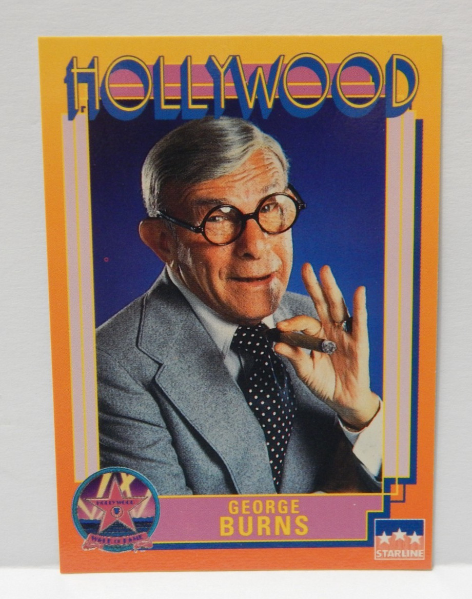 George Burns Hollywood Card 63 George Burns Hollywood Card 63