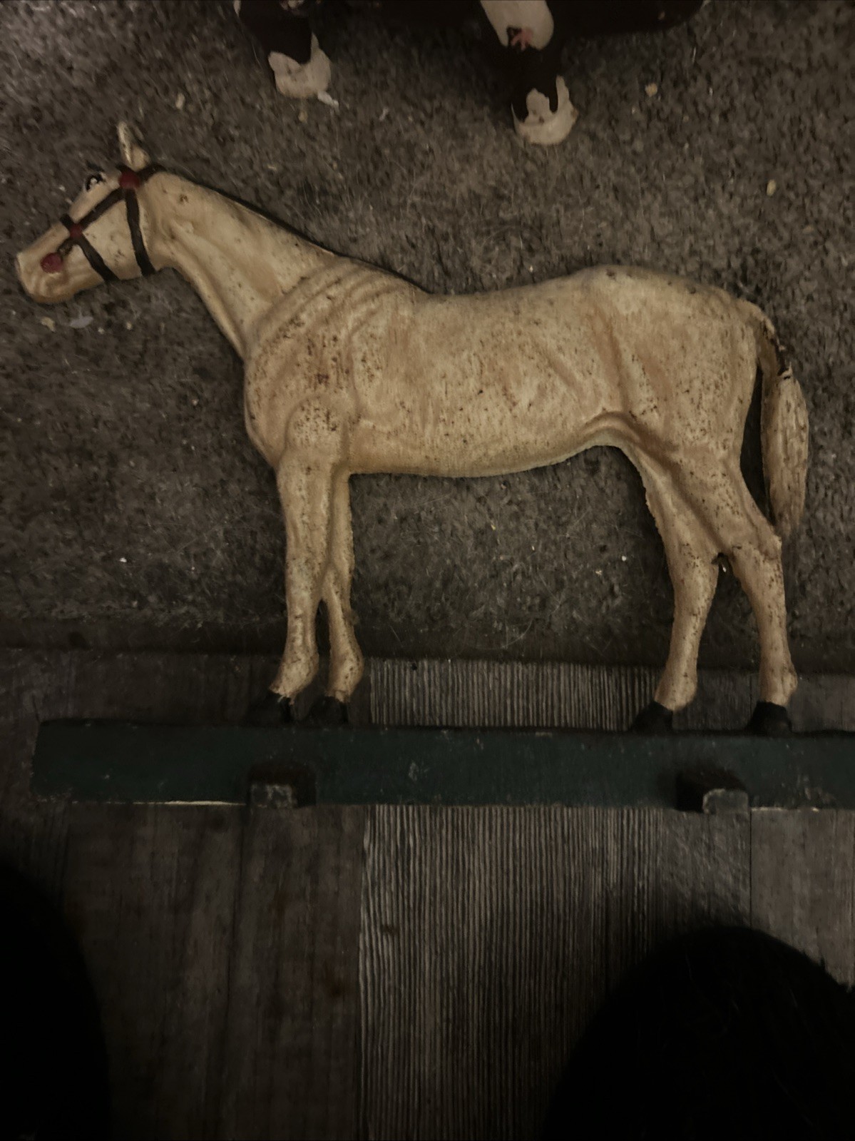 Vintage Cast Iron Horse Door Stop Early 1900’s   $ 120.00