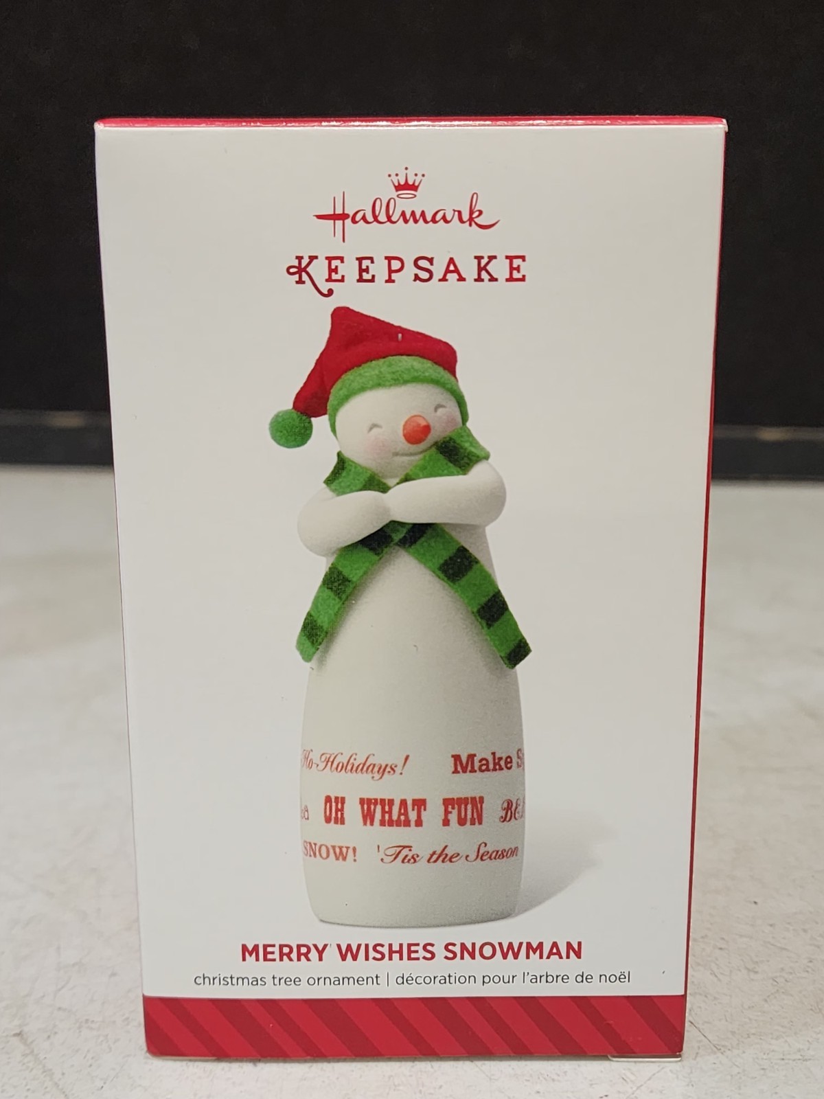 2014 NRFB NEW Hallmark Keepsake Ornament Merry Wishes Snowman