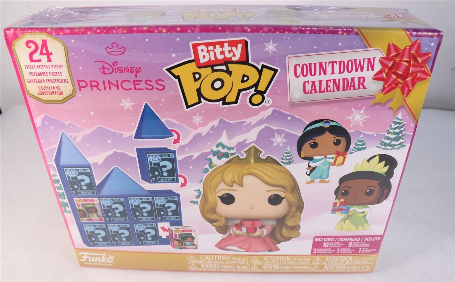 Funko Bitty Pop Disney Princess Countdown Calendar 24 Piece New