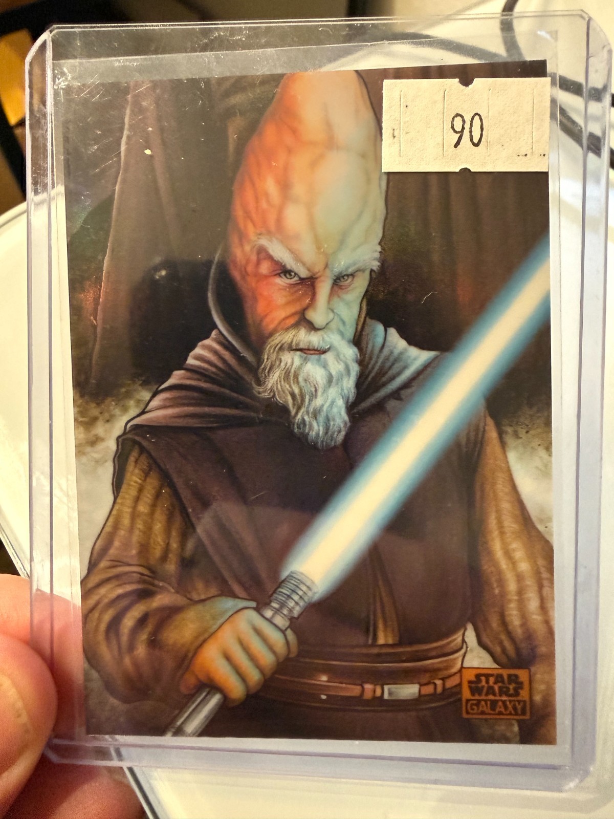 2026 Topps Star Wars Chrome Galaxy Original Art Puzzle Ki-Adi-Mundi Orange /25 2026 Topps Star Wars Chrome Galaxy Original Art Puzzle Ki-Adi-Mundi Orange /25