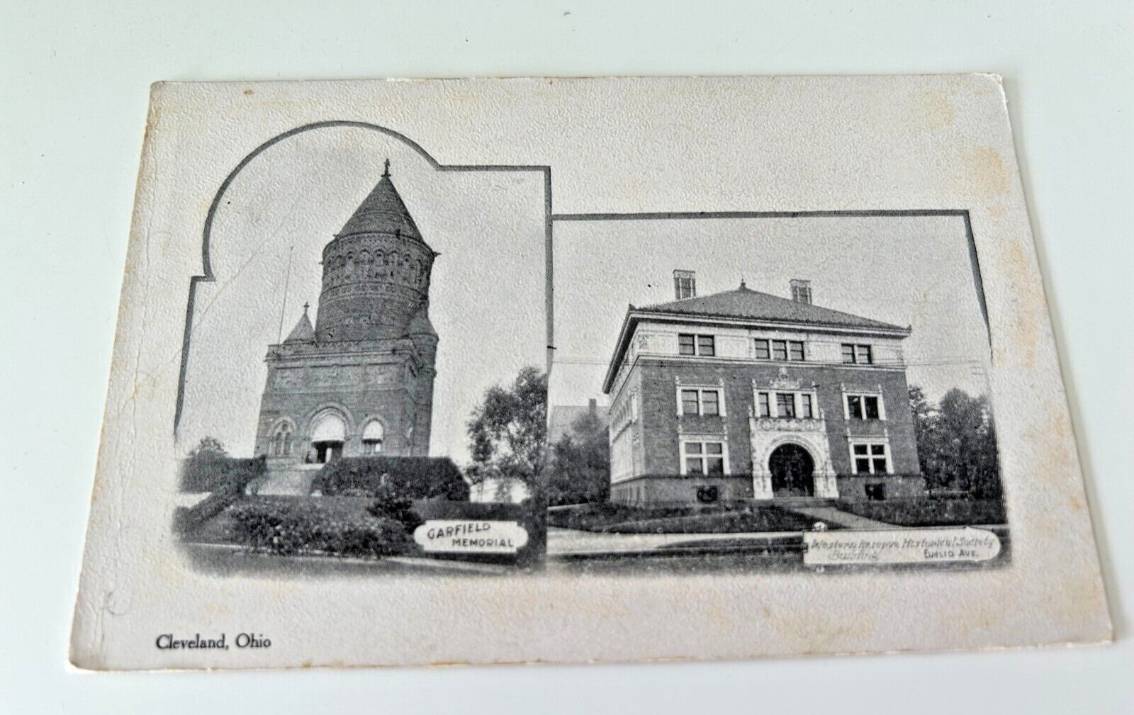 Garfield Memorial Historical Society Building Cleveland Ohio Postcard