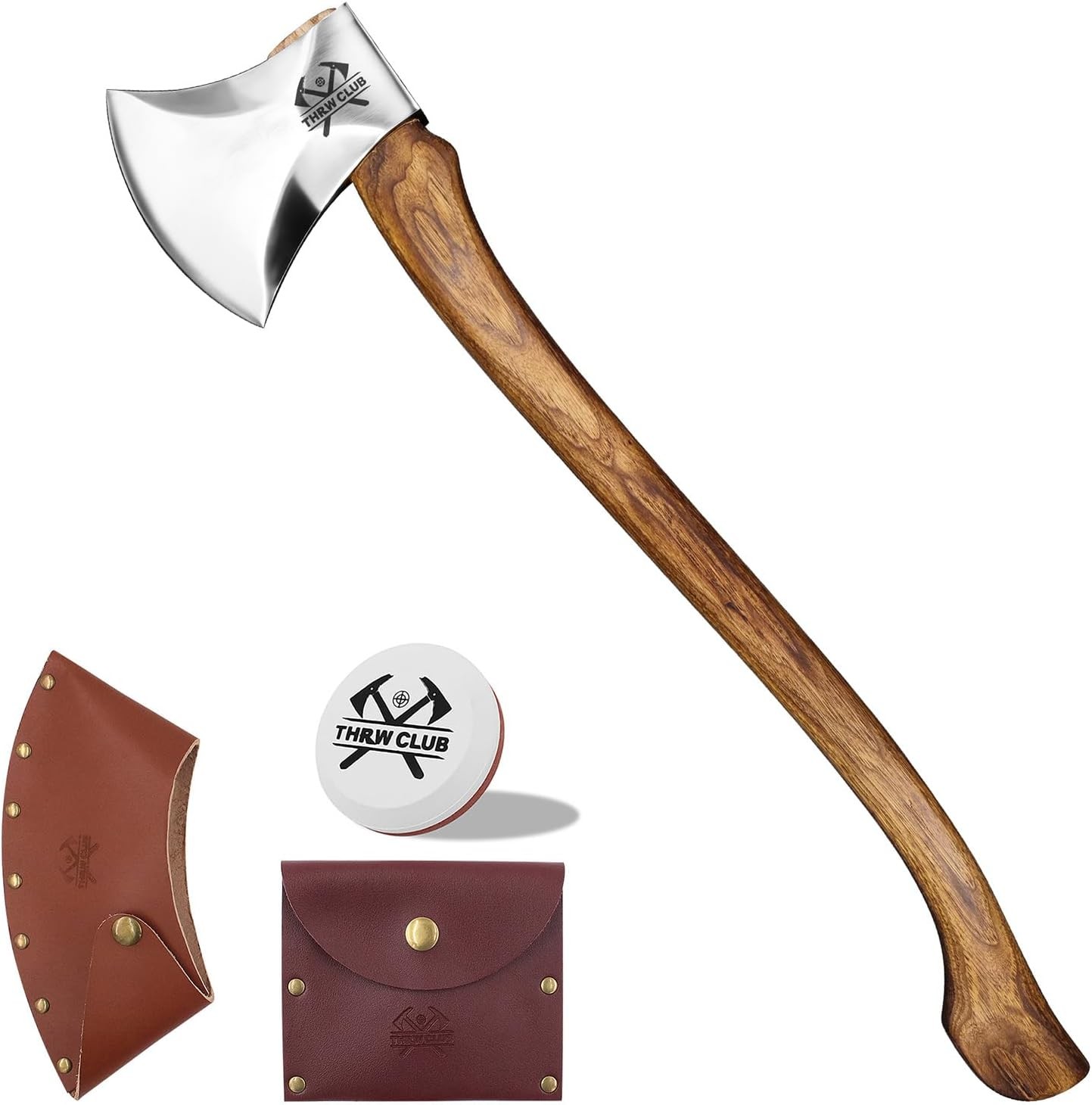 32.6 Inch Professional Wood Splitting Axe, Wood Chopping Axe with Hickory Wood 32.6 Inch Professional Wood Splitting Axe, Wood Chopping Axe with Hickory Wood